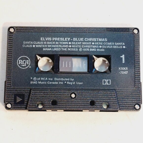 Elvis Presley ~ Blue Christmas (cassette, 1976) tested and works - Picture 2 of 3